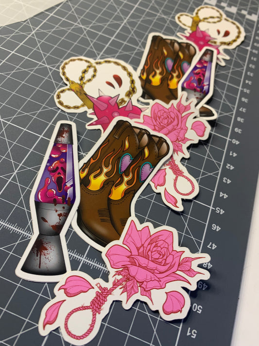 Pack of 5 Assorted Stickers