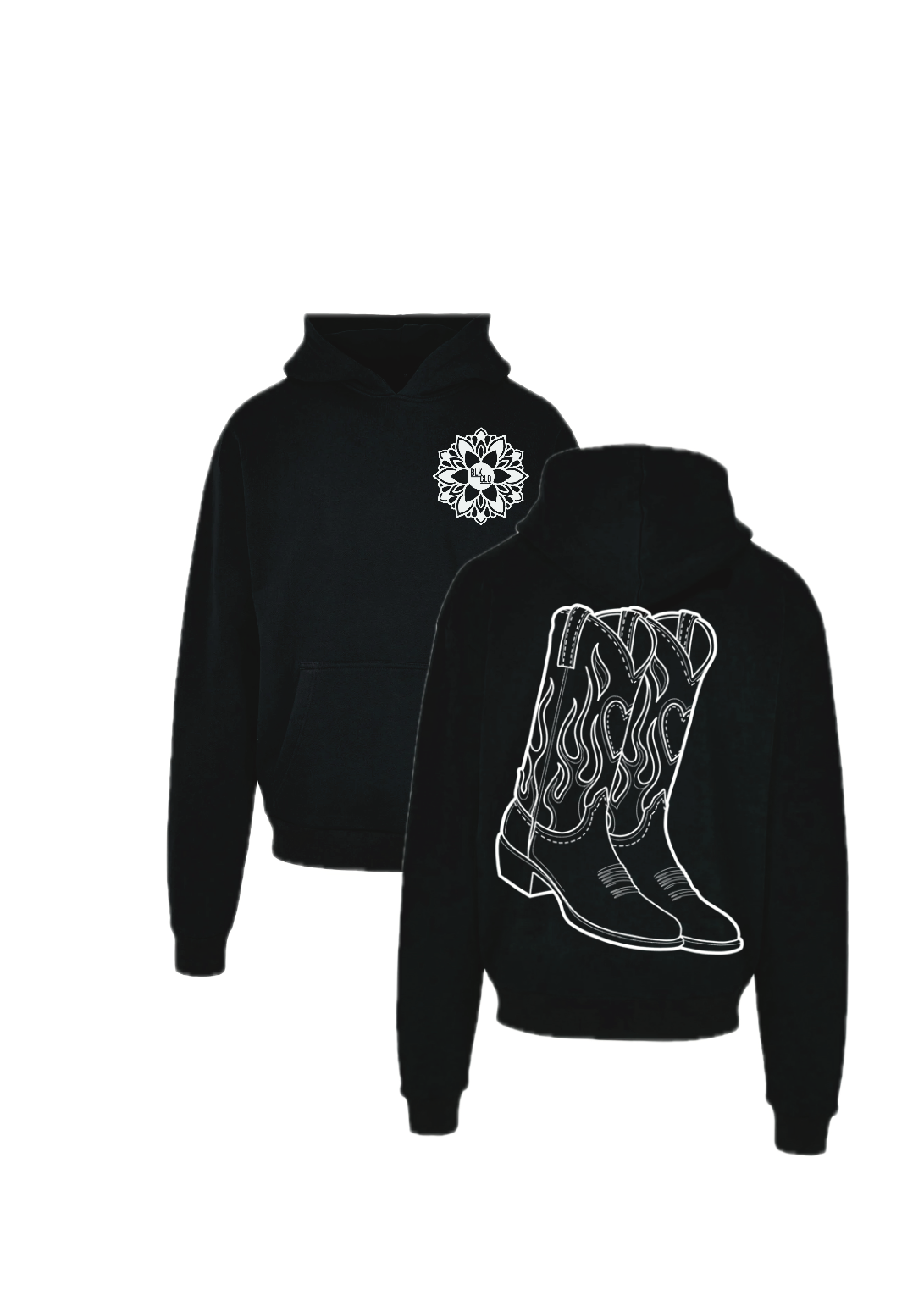 Cowboy Boots Hoodie