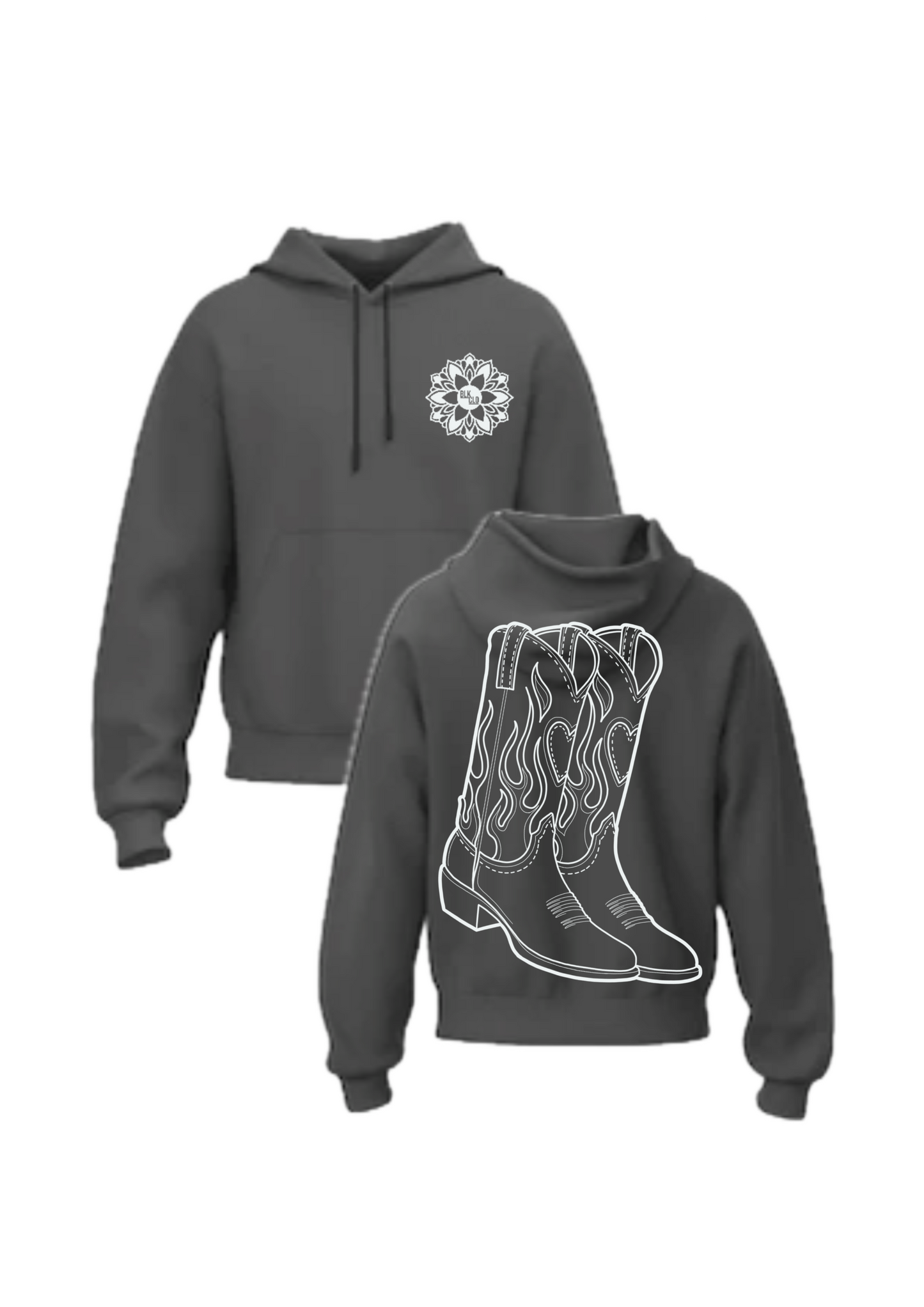 Cowboy Boots Hoodie