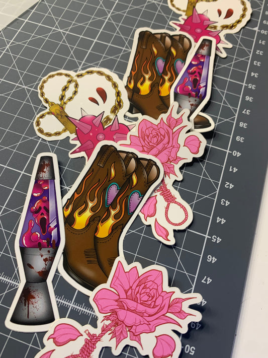 Pack of 5 Assorted Stickers